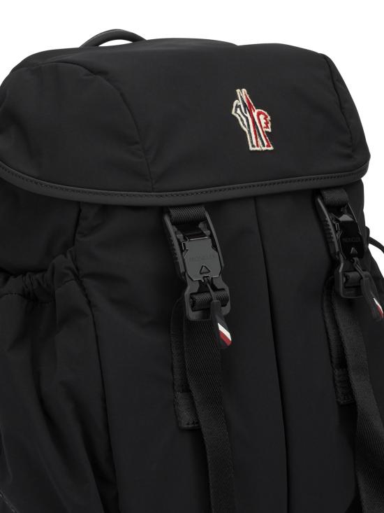26FW 몽클레어 백팩 로고가 있는 스포츠  (블랙) - MONCLER