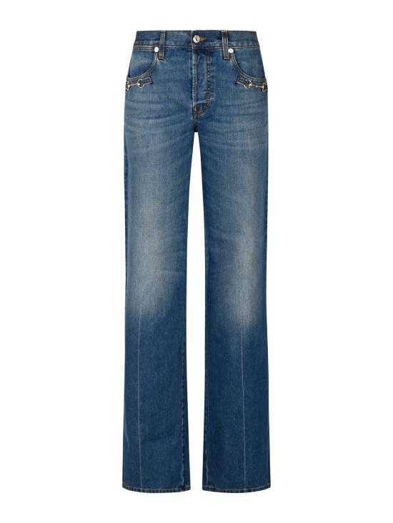 26FW 구찌 부츠컷 코튼 데님 팬츠 864707 XDDJO4011 BLUE - GUCCI