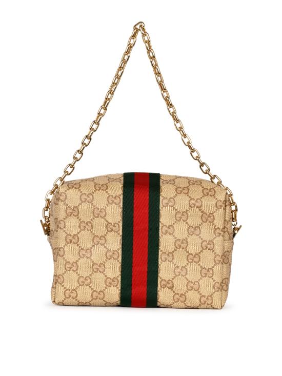 26FW 구찌 웹 미니 캔버스 카메라백 A006XF FAF8R8547 VIN SAN BR DK VRV - GUCCI
