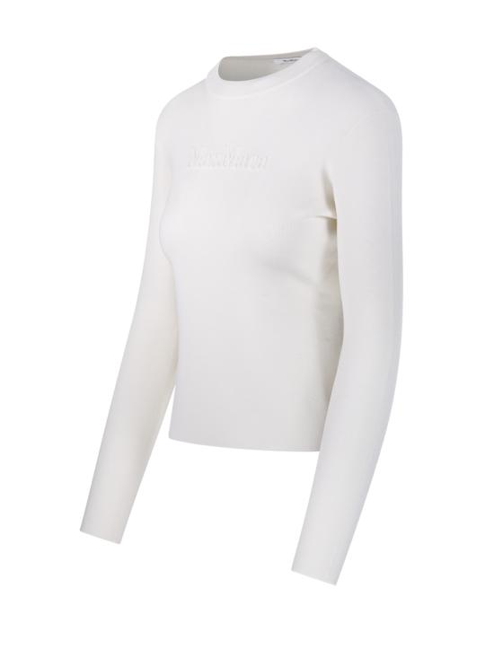 26FW 막스마라 만토 스웨터 2621366082600 001 BIANCO - MAX MARA