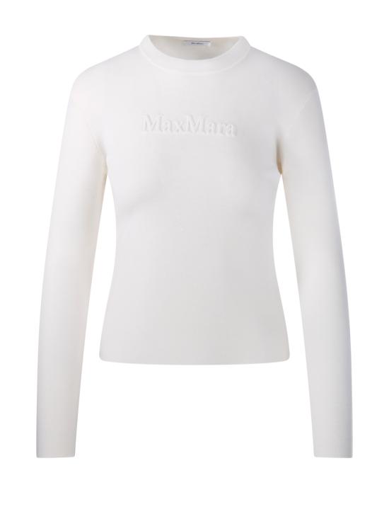 26FW 막스마라 만토 스웨터 2621366082600 001 BIANCO