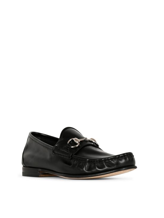 26FW 구찌 루가노 가죽 로퍼 871668 AAF3Q1000 BLACK - GUCCI