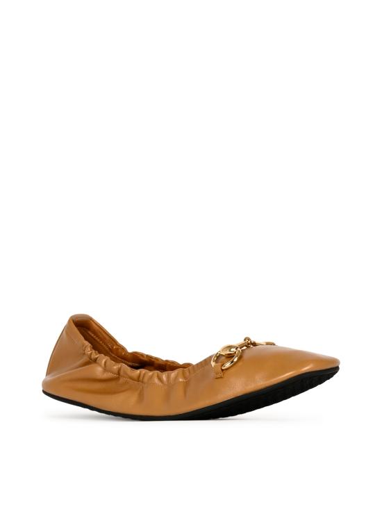26FW 구찌 프리마 발레 플랫 슈즈 875323 AAF3Q2703 SOFTY CARAMEL - GUCCI