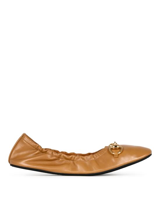 26FW 구찌 프리마 발레 플랫 슈즈 875323 AAF3Q2703 SOFTY CARAMEL - GUCCI