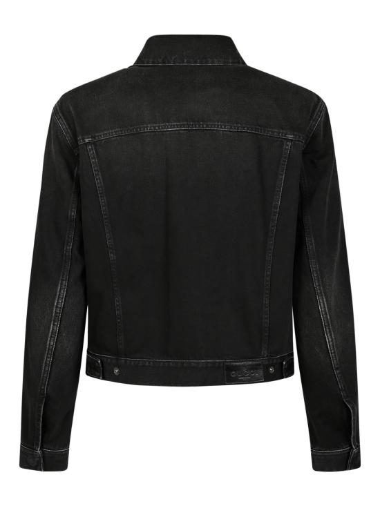 26FW 구찌 워시드 코튼 데님 자켓 872058 XDDHQ1000 BLACK - GUCCI