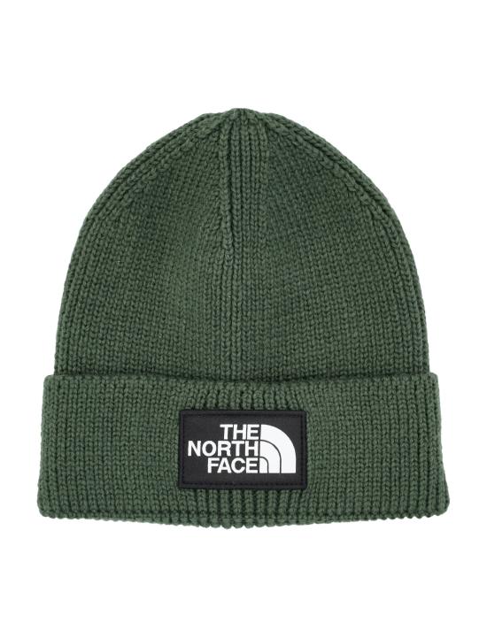 26FW 노스페이스 TNF 로고 박스 커프드 비니 NF0A8CHE NLW DK GREEN