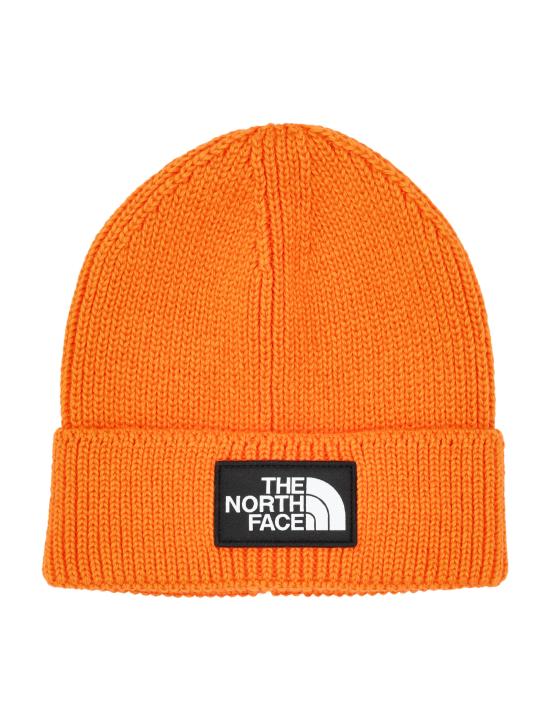26FW 노스페이스 TNF 로고 박스 커프드 비니 NF0A8CHE 1OP ARANCIO