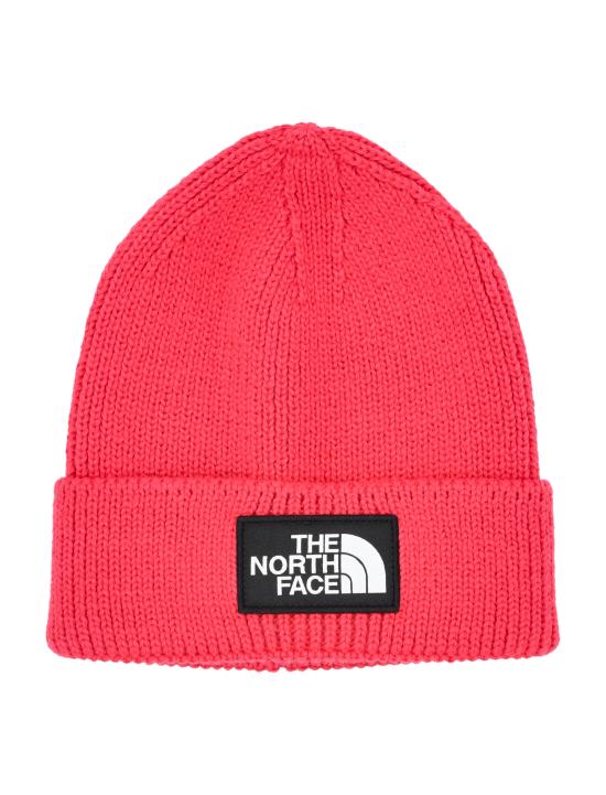 26FW 노스페이스 TNF 로고 박스 커프드 비니 NF0A8CHE BOS FUCSIA
