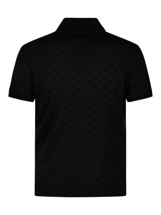 26FW 구찌 GG 코튼 자카드 폴로 셔츠 A002V0 XJHX41000 BLACK - GUCCI
