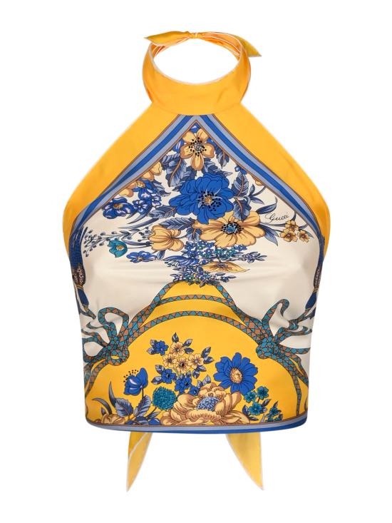26FW 구찌 민소매 티셔츠 A003PY ZAVKM7313 YELLOW IVORY MC