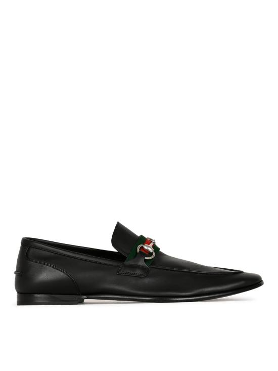 26FW 구찌 코모 홀스빗 레더 로퍼 874936 AAGSM1060 BLACK VRV - GUCCI