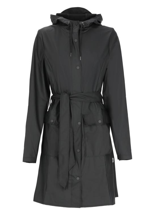 26FW 레인스 코트 RA18130 CURVE LONG JACKETBLACK