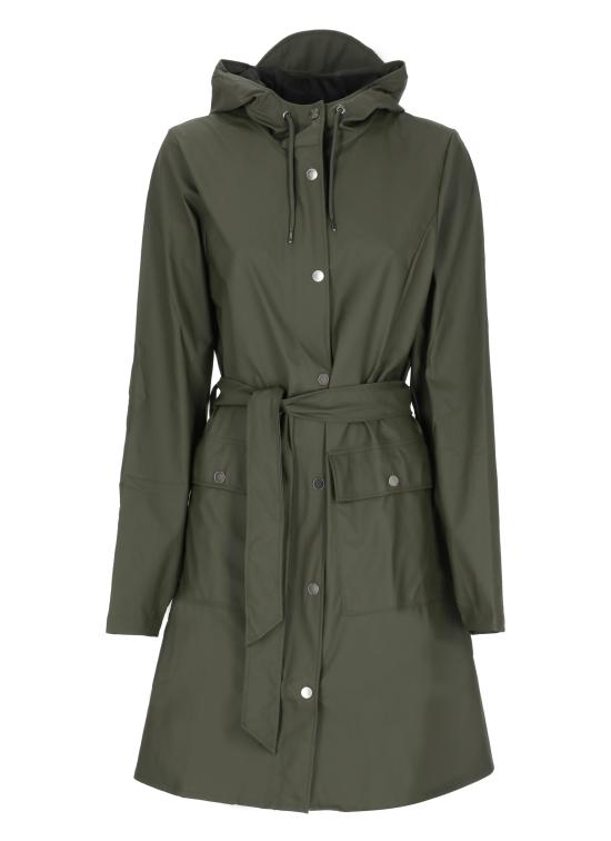 26FW 레인스 코트 RA18130 CURVE LONG JACKETGREEN
