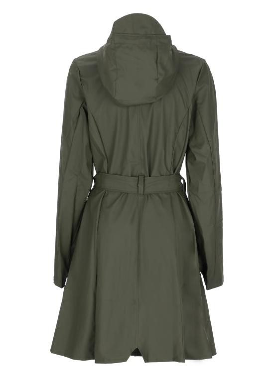 26FW 레인스 코트 RA18130 CURVE LONG JACKETGREEN - RAINS