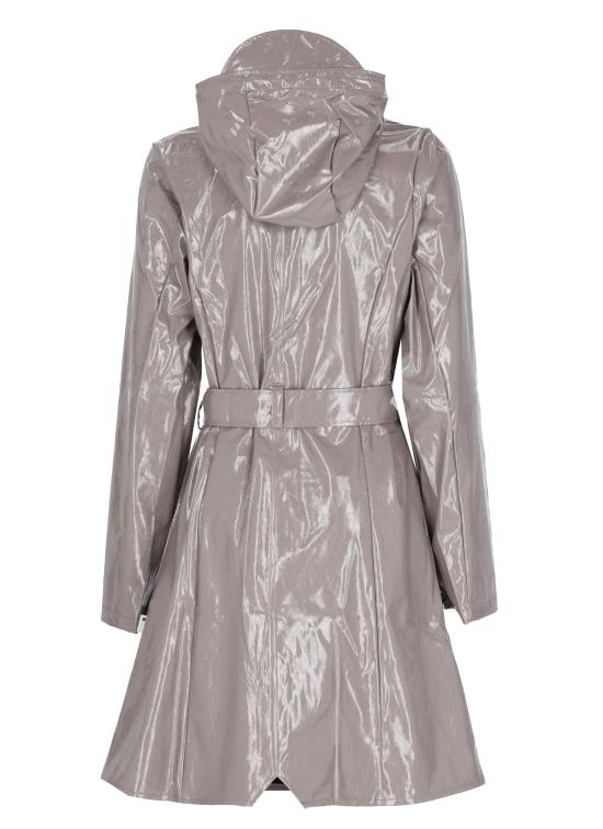 26FW 레인스 코트 RA18130 CURVE LONG JACKETCINDER GLAZE GREY - RAINS