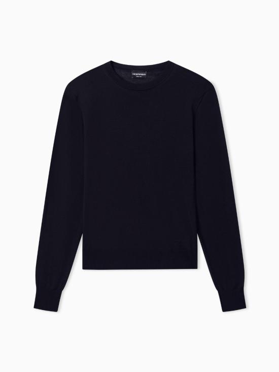 26FW 엠포리오 아르마니 스웨터 EM005803AF25400 UB102 BLUE