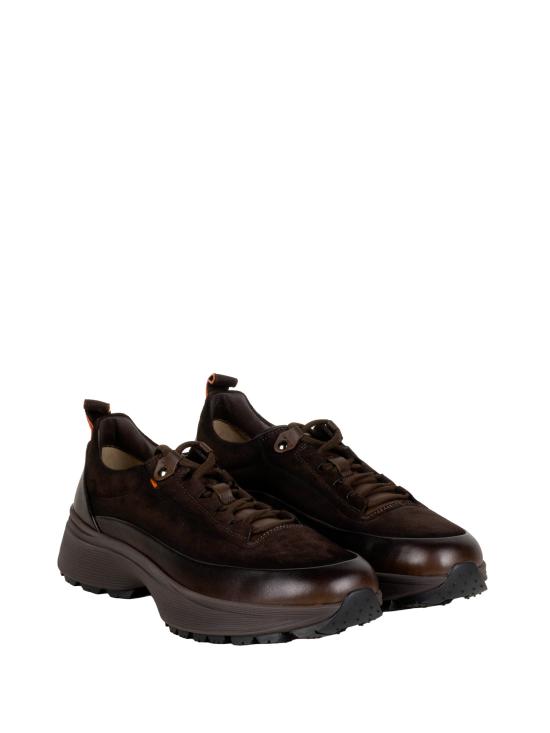 26FW 산토니 스니커즈 MBBU22256 SNEKUBTT60 DARK BROWN - SANTONI