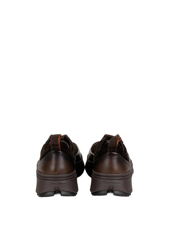 26FW 산토니 스니커즈 MBBU22256 SNEKUBTT60 DARK BROWN - SANTONI