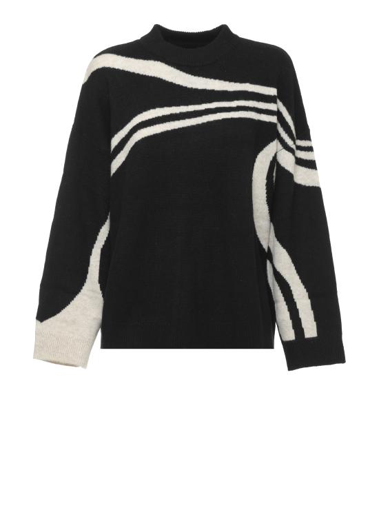26FW 루루 드 세종 스웨터 NOGA BLACK BEIGE