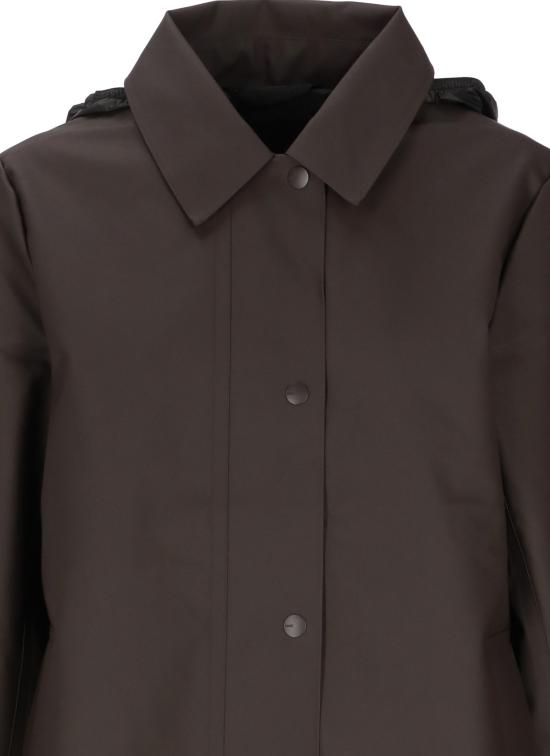 26FW 레인스 코트 RA21520 NARA W LONG JACKETBARK BROWN - RAINS