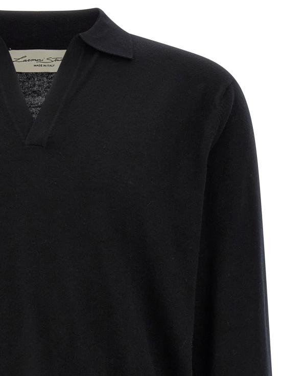 26FW LARMERI STUDIO 폴로 티셔츠 PR54248T1 Black - LARMERI STUDIO