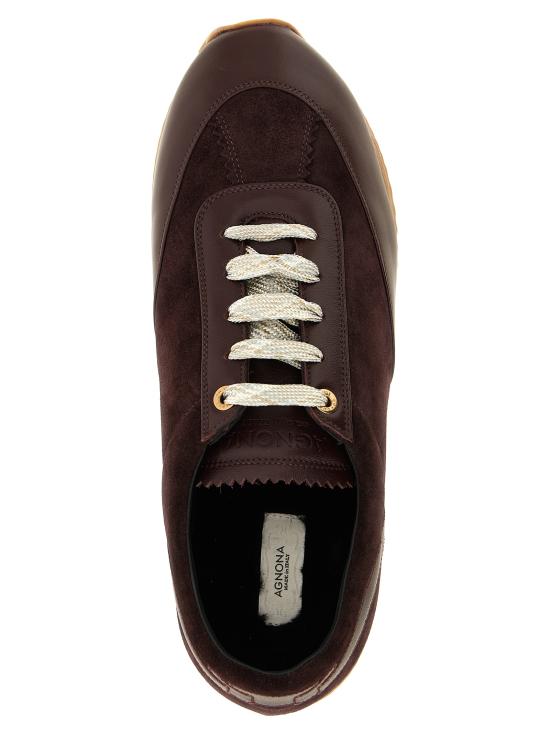 26FW 아뇨나 스니커즈 LI1201L8250L77 Brown - AGNONA
