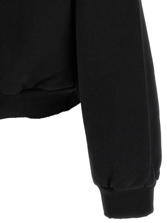 26FW 발렌시아가 실버 테이프 오버사이즈 후디 A009EATVVE31000 Black - BALENCIAGA
