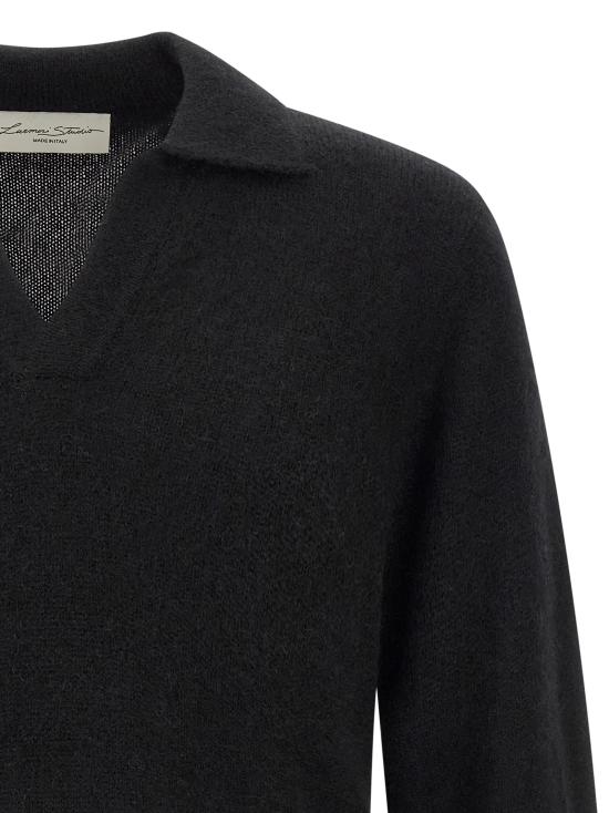 26FW LARMERI STUDIO 폴로 티셔츠 PR54216K1 Black - LARMERI STUDIO