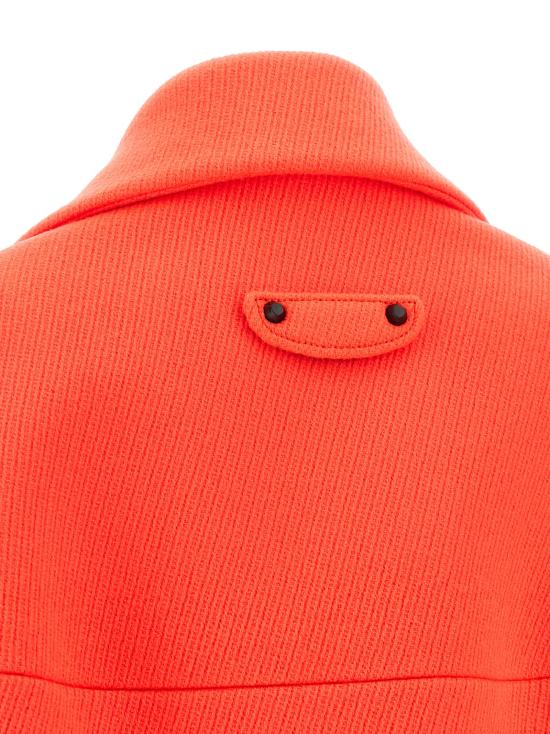 26FW 발렌시아가 우울 트리코틴 케이프 코트 우울 트리코틴 케이프 코트 A009M1TVU027541 Orange - BALENCIAGA