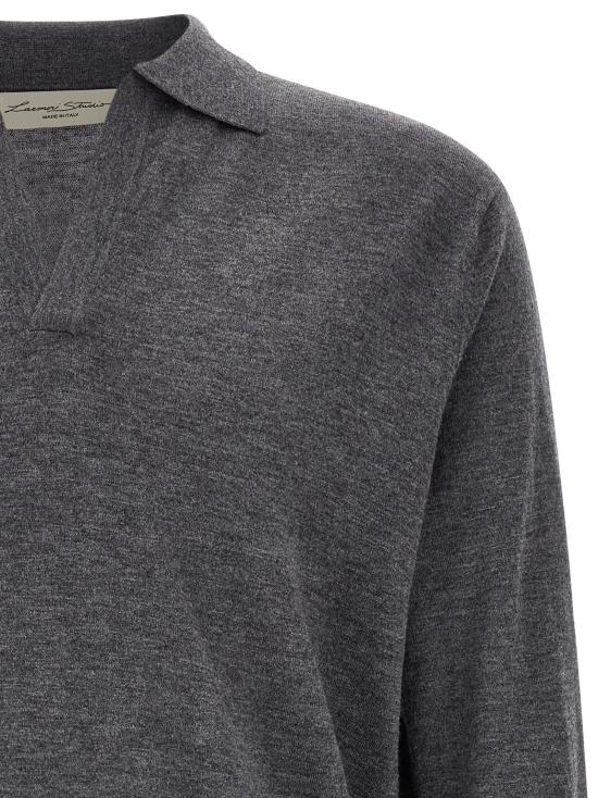 26FW LARMERI STUDIO 폴로 티셔츠 PR54248T10 Gray - LARMERI STUDIO