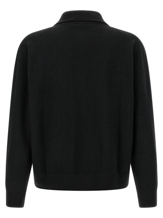 26FW 올리버 라투기 집업 니트 U205WOROVIGO Black - OLIVER LATTUGHI