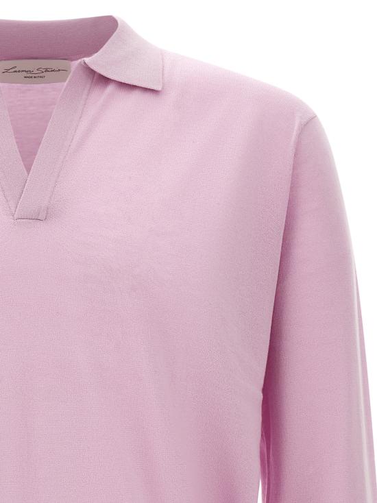 26FW LARMERI STUDIO 폴로 티셔츠 PR54248T58 Pink - LARMERI STUDIO