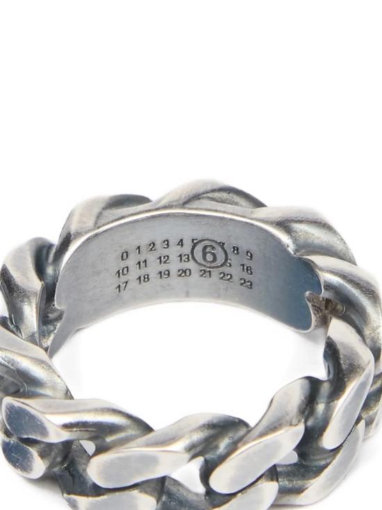 26FW MM6 메종마르지엘라 반지 SM6UQ0111P8884954 Silver - MM6 MAISON MARGIELA