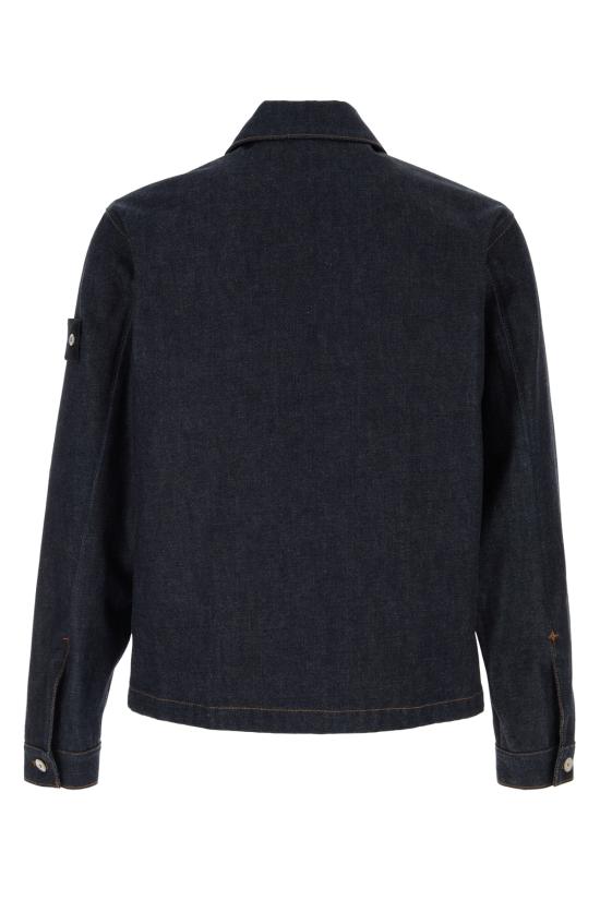 26FW 스톤 아일랜드 블루 린스 버튼 디테일 코치 재킷 L2S144100006S00J8 VJ200 - STONE ISLAND