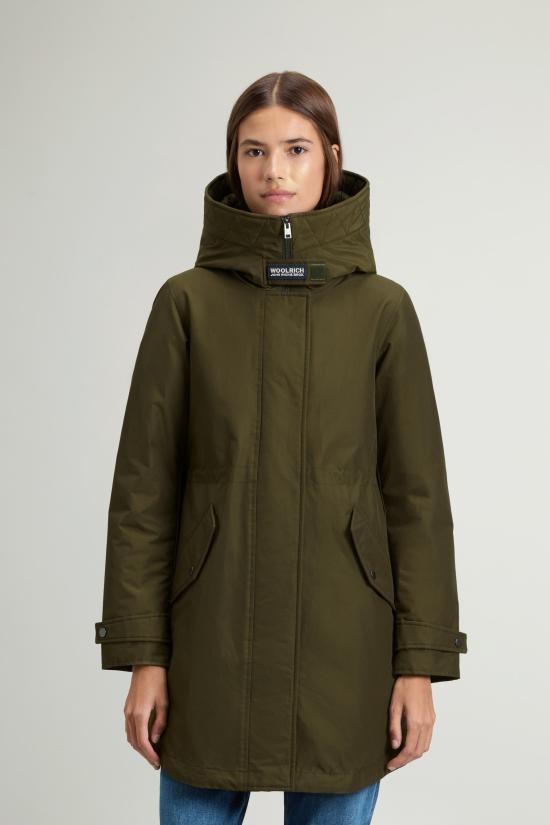 26FW 울리치 패딩 Uno con Imbottitura Verde scuro 소재의 Ramar Tre 파카