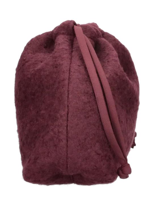 26FW 더프랭키샵 클러치/파우치 MORGAN BOUCLE SMALL POUCH BURGUNDY RED - THE FRANKIE SHOP