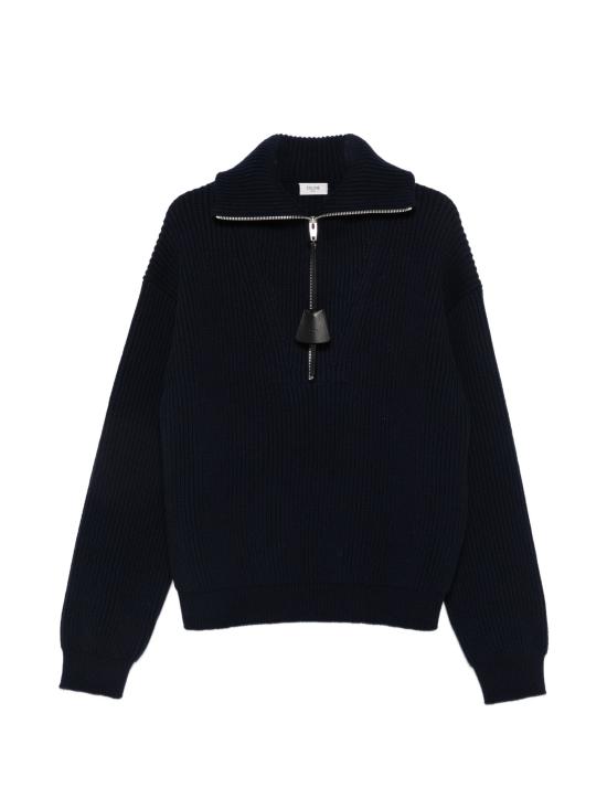 26FW 셀린느 리브드 코튼 스웨트팬츠 리브드 코튼 스웨트팬츠 RY10T4S88 07MR NAVY