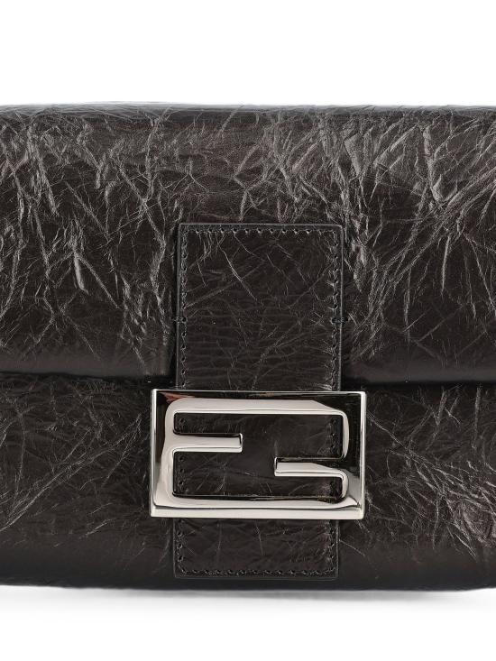 26FW 펜디 바게트 소프트 라지 백 8BR850B14M F0QA1 BLACK - FENDI