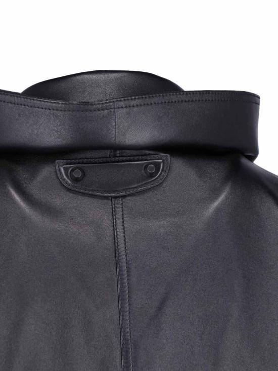 26FW 발렌시아가 하이 칼라 보머 A009F0 TVS05 1000 BLACK - BALENCIAGA