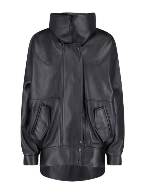 26FW 발렌시아가 하이 칼라 보머 A009F0 TVS05 1000 BLACK
