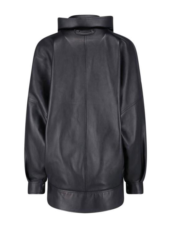 26FW 발렌시아가 하이 칼라 보머 A009F0 TVS05 1000 BLACK - BALENCIAGA