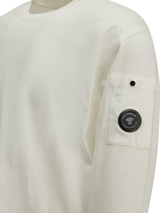 26FW 씨피 컴퍼니 탑 21CMTS100A110580W103 White - C.P. COMPANY