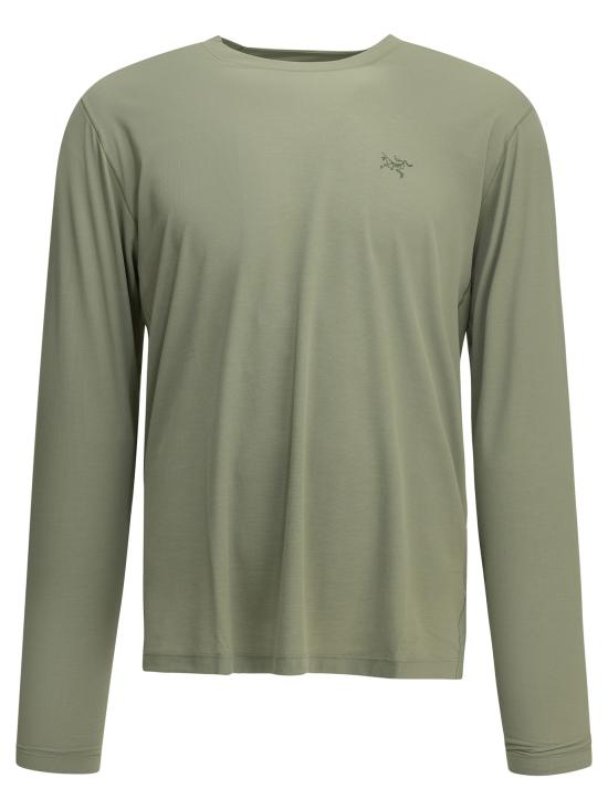 26FW 아크테릭스 코맥 로고 허니콤 크루넥 티셔츠 X000010291CORMAC CREW LSHABITAT Green