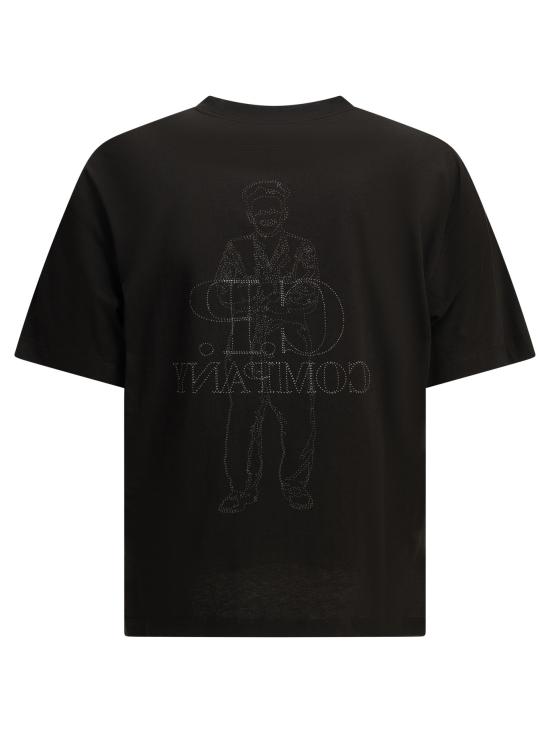 26FW 씨피 컴퍼니 탑 21CMTS166A005100W999 Black - C.P. COMPANY
