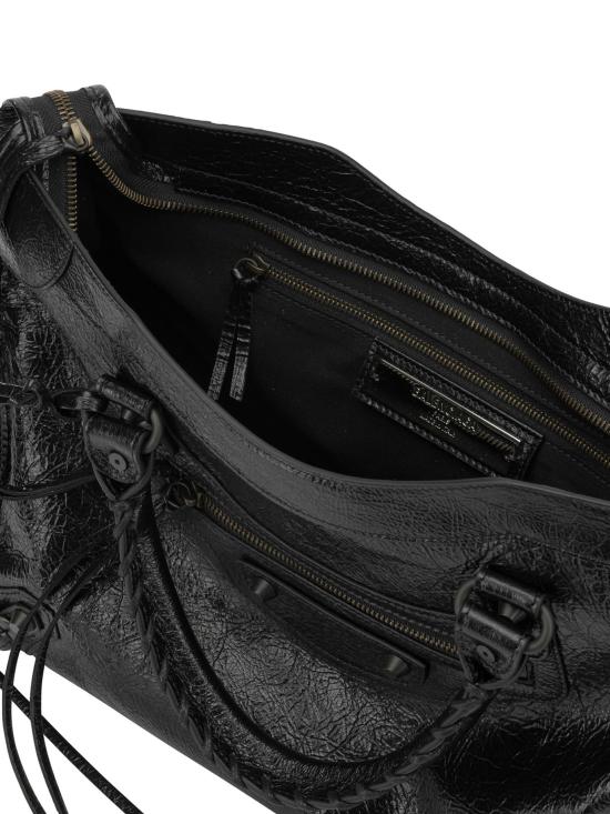 26FW 발렌시아가 르 시티 백 8657602ACFH1000 Black - BALENCIAGA