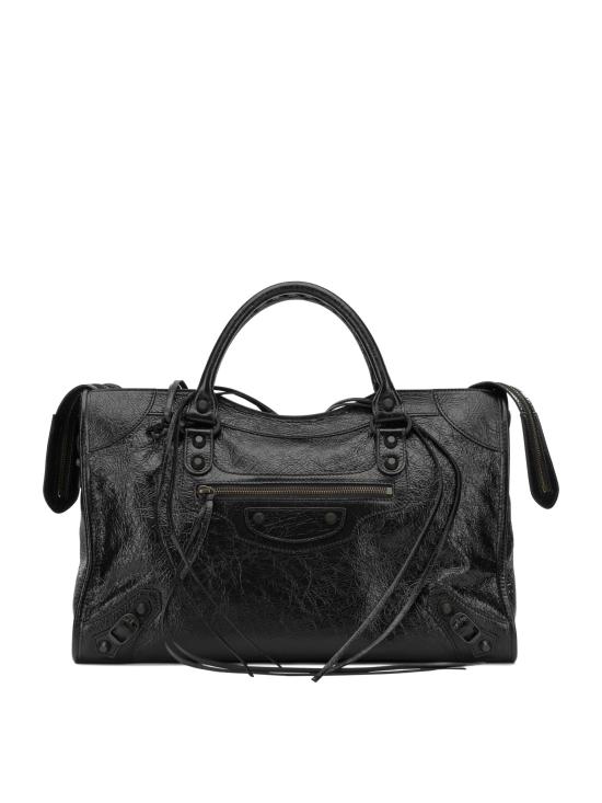 26FW 발렌시아가 르 시티 백 8657602ACFH1000 Black