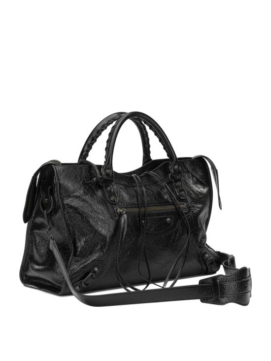 26FW 발렌시아가 르 시티 백 8657602ACFH1000 Black - BALENCIAGA