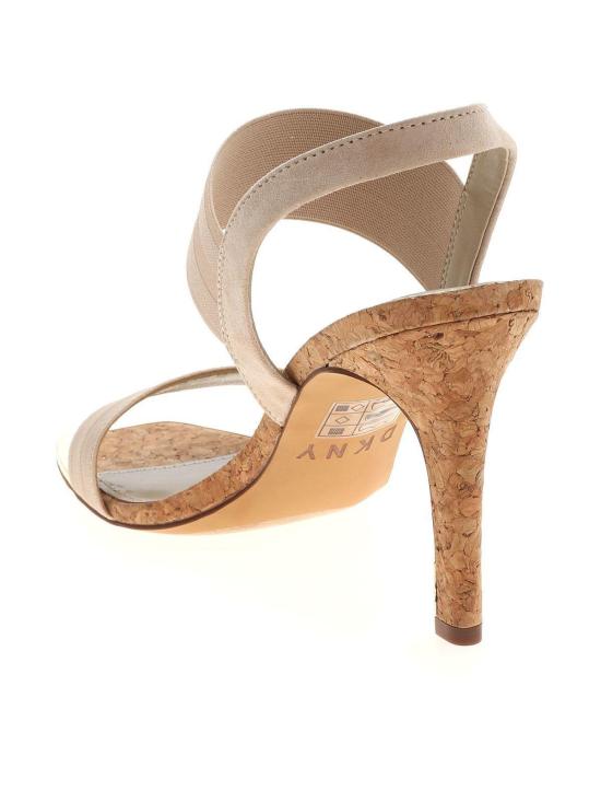  디케이엔와이 샌들 K1046991TEXTUREDELASTIECRUECR BEIGE - DKNY