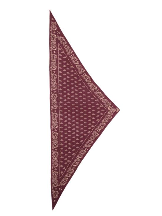 26FW 게스트 인 레지던스 머플러/스카프 A25210AL FIG CAMEL Burgundy