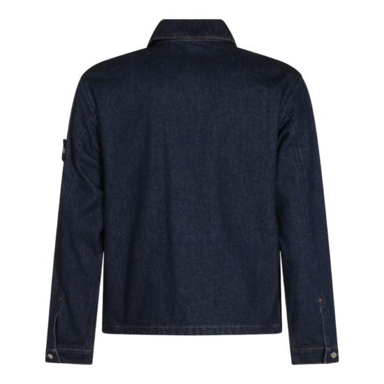 26FW 스톤 아일랜드 블루 린스 버튼 디테일 코치 재킷 블루 린스 버튼 디테일 코치 재킷 L2S144100006S00J7VJ201 Blue - STONE ISLAND